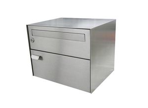 4260107690955 - Briefkasten BxHxT 390 x 315 x 310 mm Edelstahl Edelstahl-Optik kaiserkraft 4260107690955 - Briefkasten BxHxT 390 x 315 x 310 mm Edelstahl Edelstahl-Optik kaiserkraft