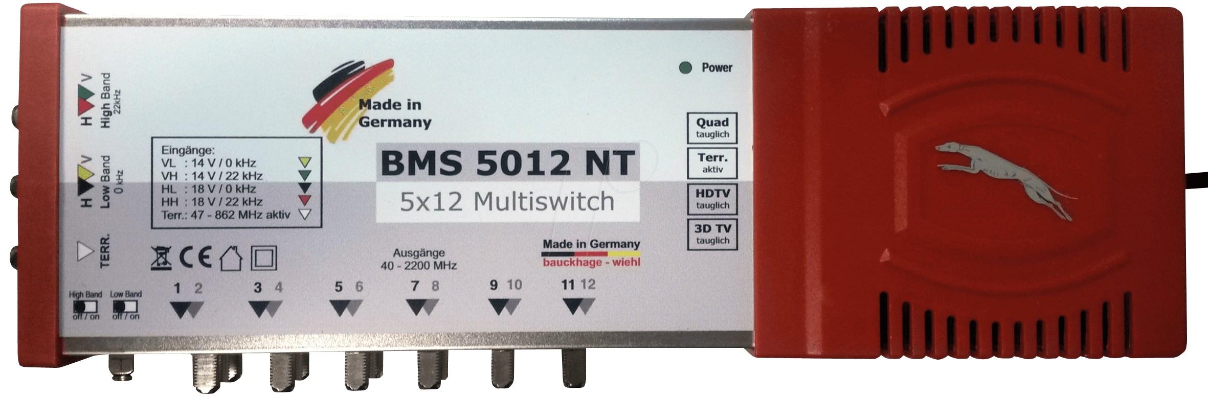 4260110720267 - BMS 5012NT - Multischalter 5   12 mit Netzteil