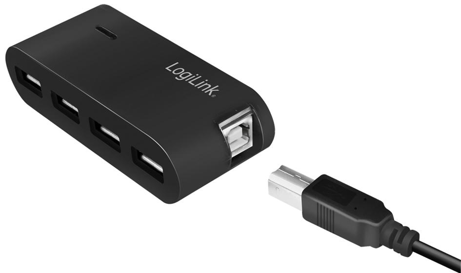 4260113570883 - LogiLink Hub USB 20 4 Ports schwarz 480 MBit s mit Netzteil 4260113570883 - LogiLink Hub USB 20 4 Ports schwarz 480 MBit s mit Netzteil