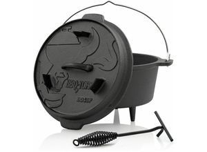 4260120778883 - No Brand - BBQ-Toro Dutch Oven DO45P 42 l Premium Gusseisen Kochtopf Gusstopf