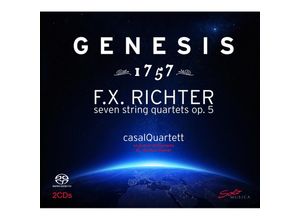 4260123641849 - Genesis 1757-Richter String QuartetsOp5 - Casalquartett (Superaudio CD)