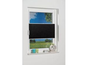 4260130367442 - K-HOME Plissee »Klemmfix Pisa« Lichtschutz ohne Bohren verspannt Crushed-Optik