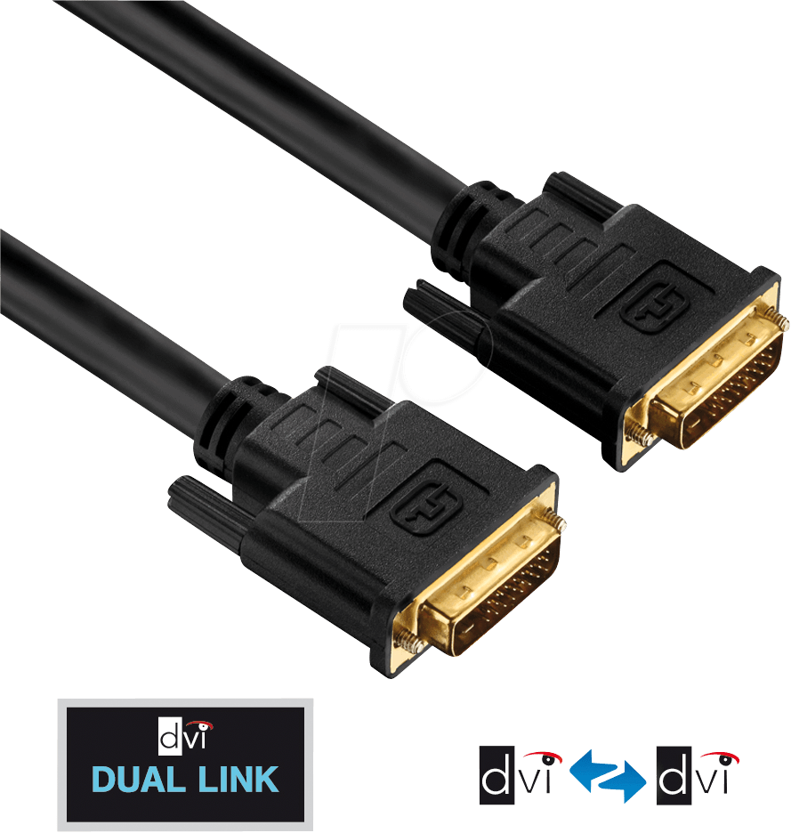 4260134119054 - PureInstall PI4200 - DVI-Kabel - Dual Link - dvi-d (m) bis dvi-d (m) - 75m - Schwarz (PI4200-075) (PI4200-075) - Purelink