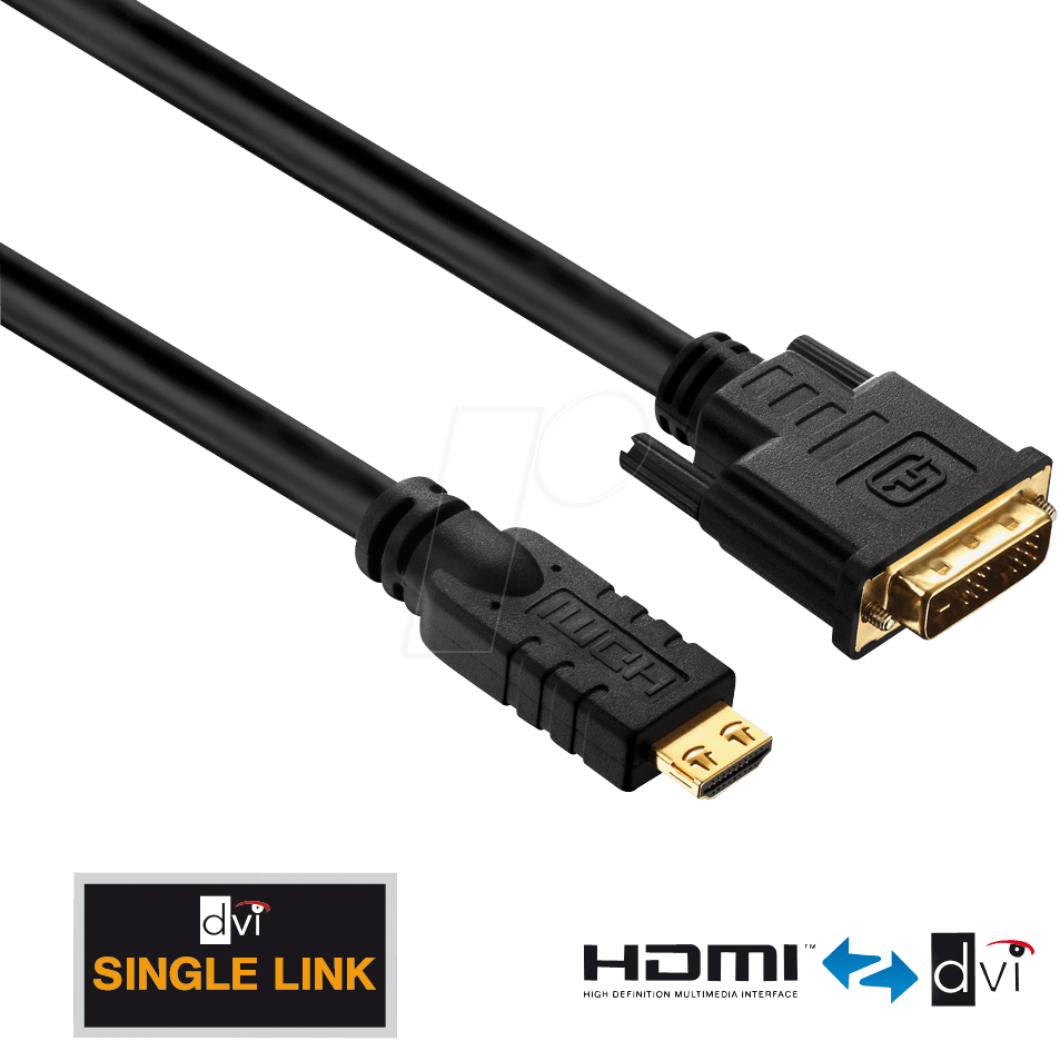 4260134120128 - PURE PI3000-075 - HDMI DVI Kabel PureInstall Serie 75 m