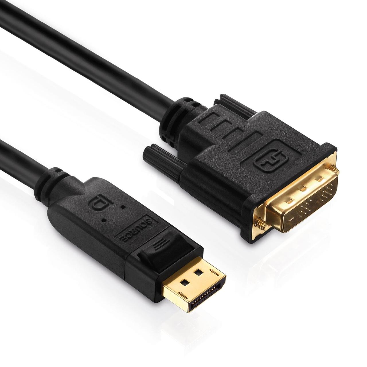 4260134127097 - PURE PI5200-075 - Adapterkabel DisplayPort Stecker auf DVI 18+1 Stecker 75 m