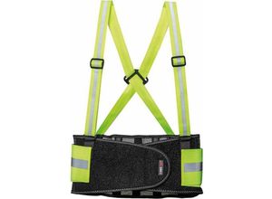 4260138255024 - FP - kneetek Rückenstützgurt HiVis m reflektierender Stützgurt für hohe Sichtbarkeit