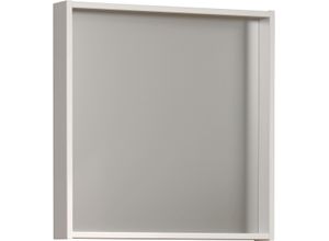 4260138276517 - Badspiegel WELLTIME Kall weiß B60cm H60cm T8cm FSC-zertifiziertes Massivholz Spiegel Spiegel mit Rahmen aus lackiertem Massivholz - Mit Floatglas 4260138276517 - Badspiegel WELLTIME Kall weiß B60cm H60cm T8cm FSC-zertifiziertes Massivholz Spiegel Spiegel mit Rahmen aus lackiertem Massivholz - Mit Floatglas