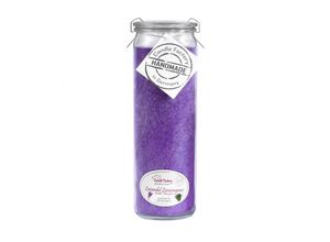 4260146445653 - Big Jumbo Lavendel Lemongrass Duftkerze Dekokerze 306-059 - Candle Factory