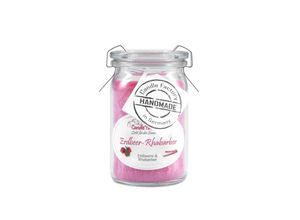 4260146451760 - Baby Jumbo Erdbeer-Rhabarber Duftkerze Dekokerze 308024 - Candle Factory