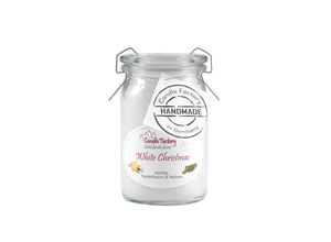 4260146452040 - Baby Jumbo White Christmas Duftkerze Dekokerze 308052 - Candle Factory