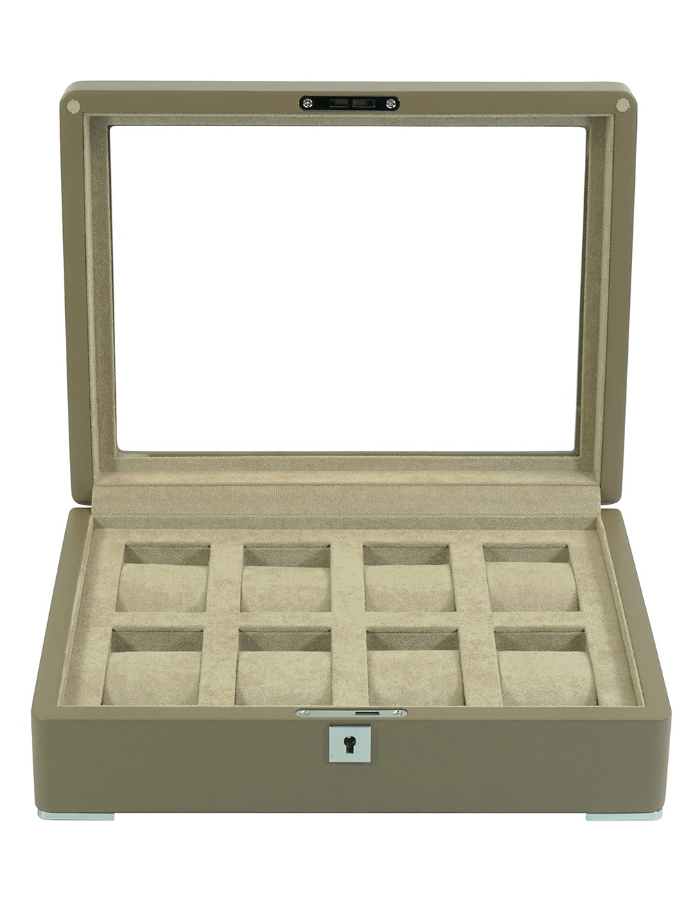 4260156291660 - RS-3420-8-TA-TAN Uhrenbox braun [8] mit beigem Samt