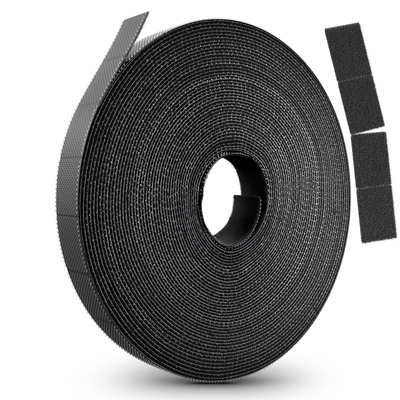 4260162071676 - LTC RIP STRAP Klettbandrolle abreißbar schwarz 10m