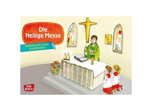 4260179510755 - Bildkarten für Vorschule Unterricht und Gemeinde mit unserem Erzähltheater   Die Heilige Messe Kamishibai Bildkartenset - Esther Hebert Gesa Rensmann Box