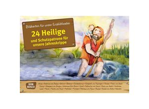 4260179513732 - Bildkarten für unser Erzähltheater   24 Heilige und Schutzpatrone für unsere Jahreskrippe Kamishibai Bildkartenset - Martina Groß Box