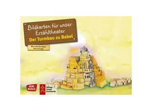 4260179514050 - Bibelgeschichten für unser Erzähltheater   Der Turmbau zu Babel Kamishibai Bildkartenset - Susanne Brandt Klaus-Uwe Nommensen Box