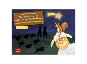 4260179514432 - Alle Tiere nah und fern wollen gern zum Weihnachtsstern Adventskalender m 1 Beilage - Helga Fell Box