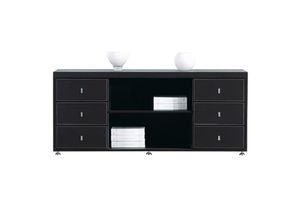 4260180272581 - Buero Aktenschrank Padova schwarz