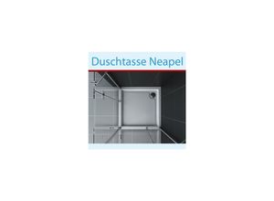 4260180274479 - Duschtasse Neapel 800x800 Duch Tasse Glas Dusche weiss Duschwanne Duschboden Badezimmer