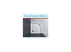 4260180274653 - Duschtasse Mona 900x900 Tasse Dusche Duschwanne Duschboden weiß Badezimmer Bad