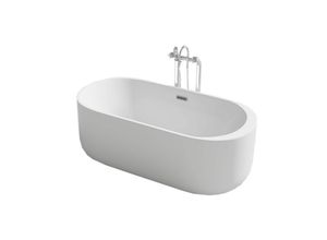 4260180276282 - Badewanne WETZIKON weiss 170 x 80 cm