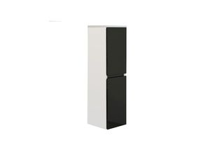 4260180277111 - Badschrank AIGER schwarz Badmöbel Hängeschrank Bad Schrank