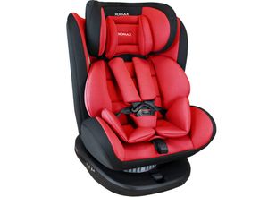 4260182777398 - Xomax - Auto Kindersitz mit 360° Drehfunktion und isofix für Kinder von 0 - 36 kg (Klasse 0 i ii iii) 916 Rot Schwarz