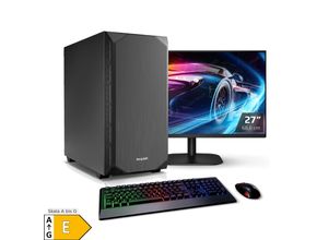 4260185621032 - PC Set Gaming mit 27 Zoll TFT Silent Strike 12 Intel Core i7-12700KF 32GB DDR4 NVIDIA RTX 4060 8 GB 1TB SSD WLAN Windows 11