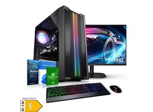 4260185621131 - PC Set Gaming mit 238 Zoll TFT Lightning V AMD Ryzen 5 5500 16GB DDR4 NVIDIA RTX 3050 8 GB 1TB SSD WLAN Windows 11