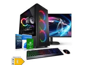 4260185621179 - PC Set Gaming mit 27 Zoll TFT Speed V AMD Ryzen 5 5500 16GB DDR4 NVIDIA RTX 3050 8 GB 1TB SSD WLAN Windows 11