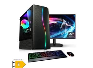 4260185622527 - PC Set Gaming mit 27 Zoll TFT Thunder Intel Core i5-12400F 16GB DDR4 NVIDIA RTX 3050 8 GB 1TB SSD Windows 11