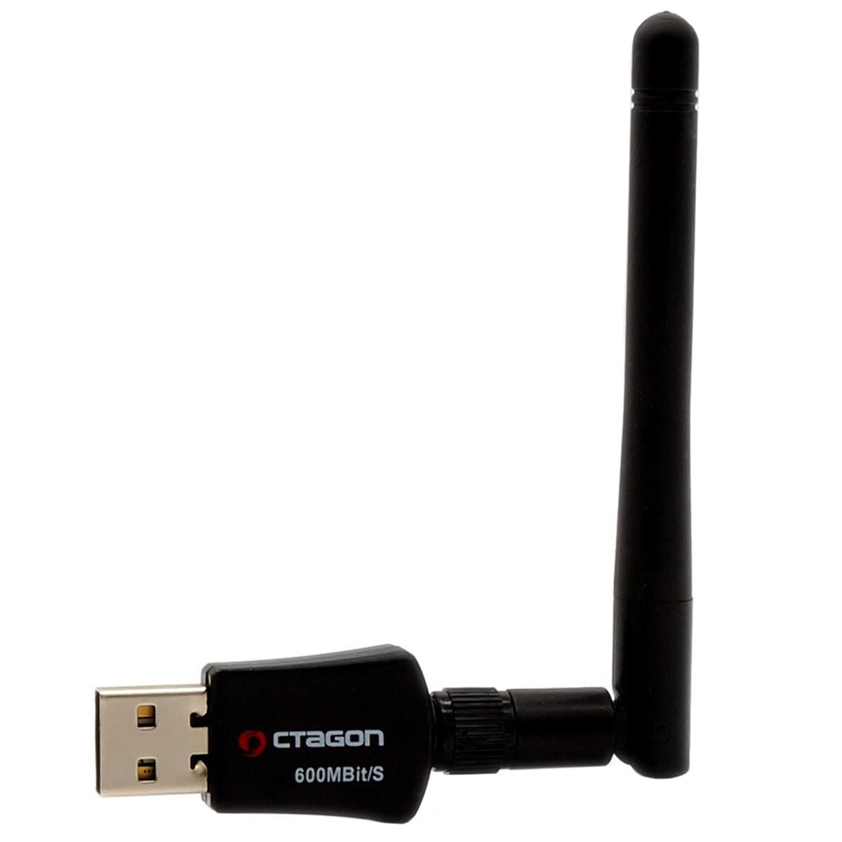 4260189999250 - WL618 Optima WLAN Adapter mit Antenne 600 MBit s 24 &  5 GHz Dual-Band USB 20 schwarz