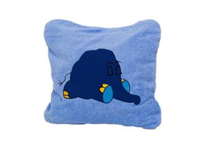 4260190889793 - Kissenbezug ELEFANT (40x40) in blau 4260190889793 - Kissenbezug ELEFANT (40x40) in blau