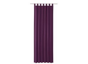 4260196170383 - Vorhang TOM TAILOR DOVE Gardinen Gr 255 cm Schlaufen 130 cm lila (brombeere) Landhaus Gardinen Gardine