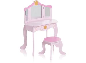 4260196249973 - Kinderschminktisch FIONA mit klappbaren Spiegeln und Hocker