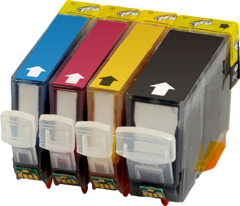 4260206572756 - 10 Tinten ersetzt Canon PGI-5 + CLI-8 C M Y  4-farbig