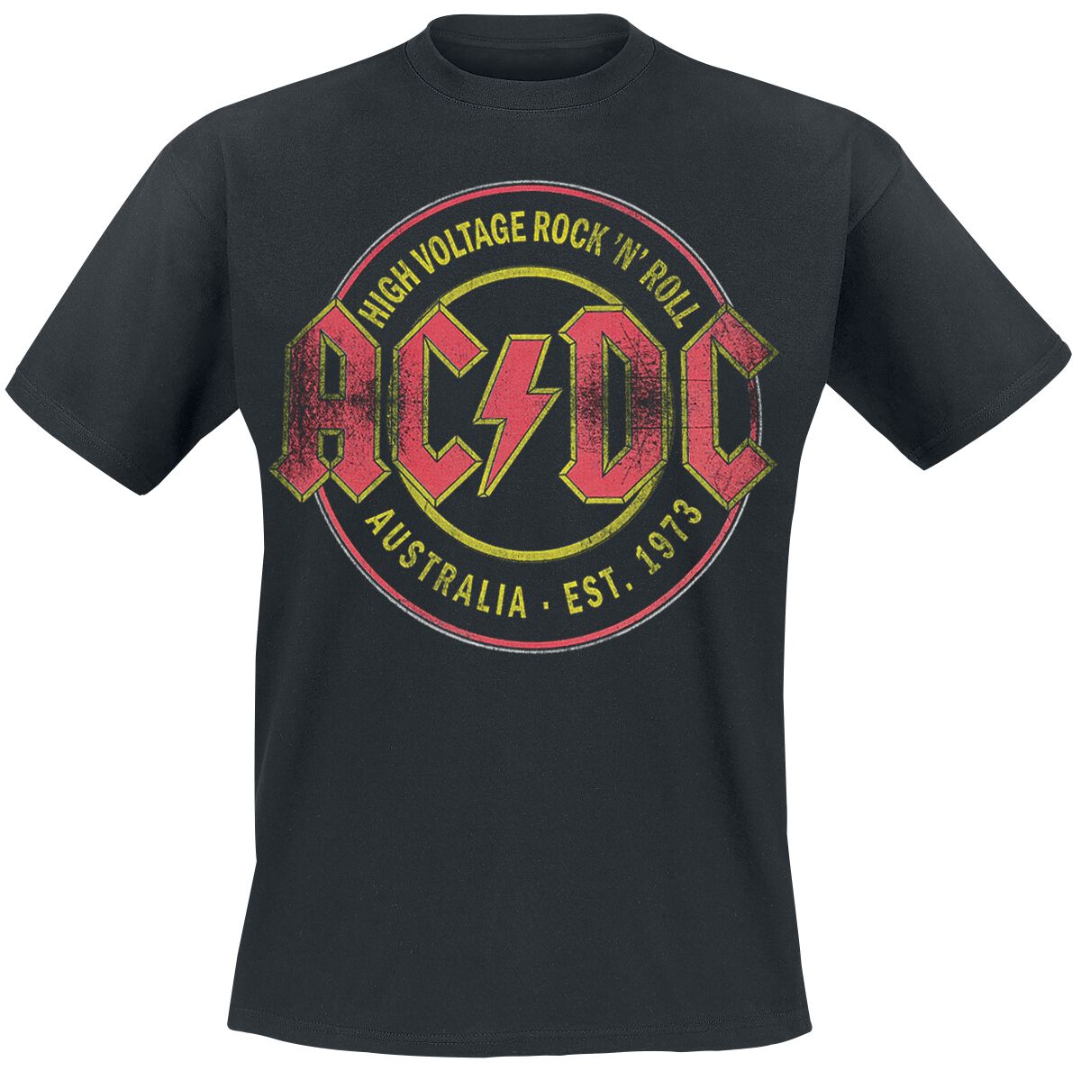 4260216599415 - AC DC High Voltage - Rock N Roll - Australia Est 1973 T-Shirt schwarz in M