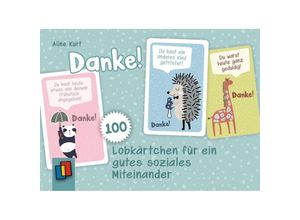 4260217051387 - DANKE! 100 Lobkärtchen für ein gutes soziales Miteinander - Aline Kurt Box