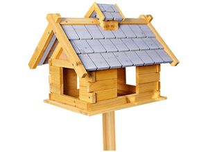 4260220423812 - Vogelhaus Holz Vogelfutterhaus Vogelvilla Vogelhäuschen Futterstation - Melko