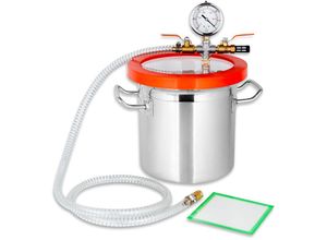 4260220440628 - 76L Vakuumkammer aus Edelstahl 20CM Entgasungskammer Harzfalle Vacuum Chamber - Melko