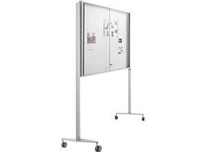 4260222865412 - mobiles Ständersystem für MEDIA ST MEDIA BA Schaukästen L 40 x B 30 x H 1950 mm mit Rollen und Fußausleger 4260222865412 - mobiles Ständersystem für MEDIA ST MEDIA BA Schaukästen L 40 x B 30 x H 1950 mm mit Rollen und Fußausleger