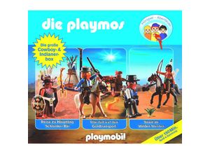 4260229660522 - Die Playmos - Die Playmos - Die Cowboy- und Indianerbox3 Audio-CDs - Alexander Marcus (Hörbuch)