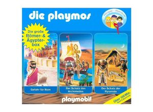 4260229662076 - Die Playmos - Die große Römer- und Ägypter-Box 3 Audio-CDs - Simon X Rost Florian Fickel (Hörbuch)