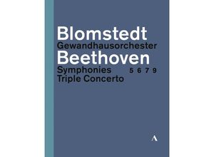 4260234832112 - Beethoven Sinfonien 5679 & Tripelkonzert - Blomstedt Faust Gewandhausorchester Leipzig (Blu-ray Disc)