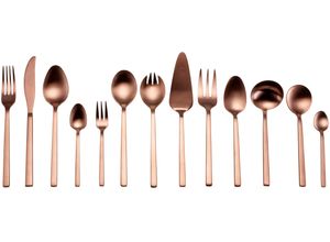 4260238062294 - Besteck-Set GUIDO MARIA KRETSCHMER HOME&LIVING Bronze Look Essbesteck-Sets Gr 68 tlg braun (bronzefarben) Besteckgarnituren Tafelbesteck Edelstahl 1810 Präsentschachtel PVD bronze mattiert