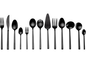 4260238062300 - Besteck-Set GUIDO MARIA KRETSCHMER HOME&LIVING Black Look Essbesteck-Sets Gr 68 tlg schwarz Besteckgarnituren Tafelbesteck Präsentschachtel PVD mattiert