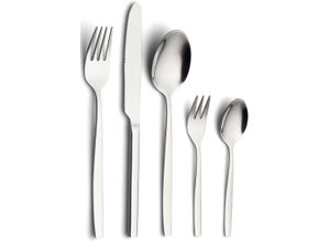 4260238062867 - Besteck-Set Positano Essbesteck-Sets Gr 30 tlg silberfarben Besteckgarnituren Tafelbesteck silber Geschenkkassette