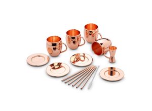 4260238063789 - Echtwerk Moscow Mule Becher Set 13tlg aus Edelstahl