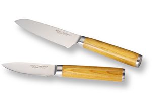 4260238063840 - Messer-Set ECHTWERK beige (natur) Damast-Edelstahl Kochmesser-Sets Damazener (Santokumesser   Schälmesser inkl Aufbewahrungsbox)