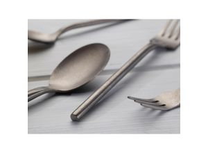 4260238063888 - Besteck-Set Bari Essbesteck-Sets Gr 16 tlg silberfarben Besteckgarnituren Stonewashed