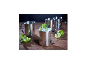 4260238067169 - Moscow Mule Becher Set 2tlg 1000 ml silber